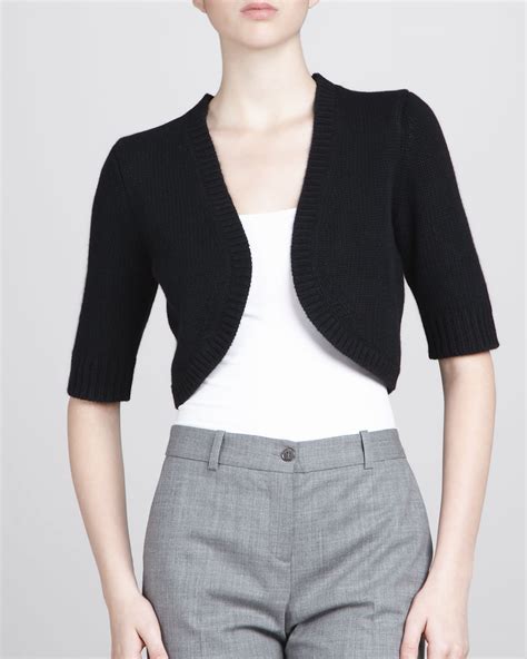 michael kors black cashmere shrug|Michael Kors Collection Cashmere Shrug Sweater Women.